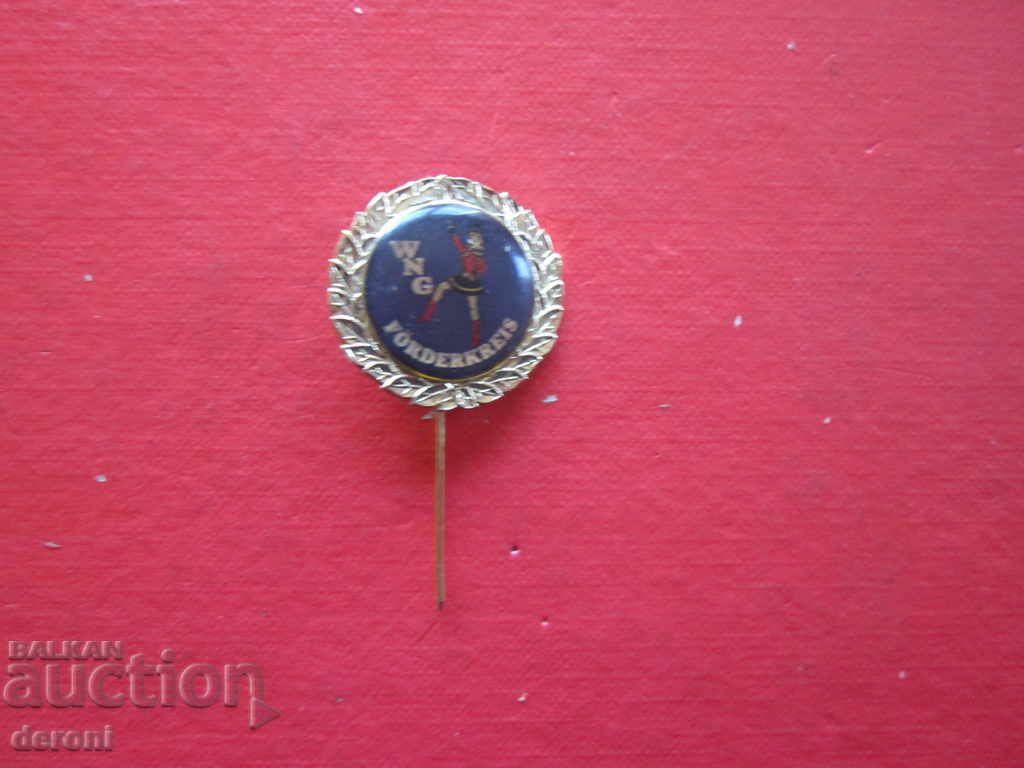 Big bronze german marking badge sign - 6