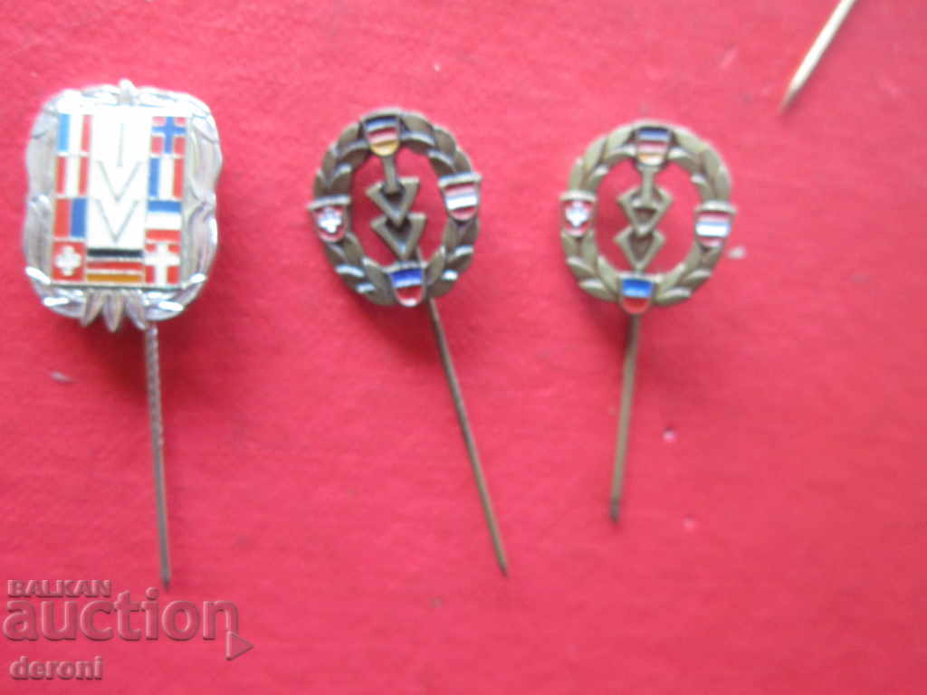 Amazing German IVV Badge Mark Lot 3 Marking Badges - 5 Amazing German IVV Badge Mark Lot 3 Marking Badges - 5