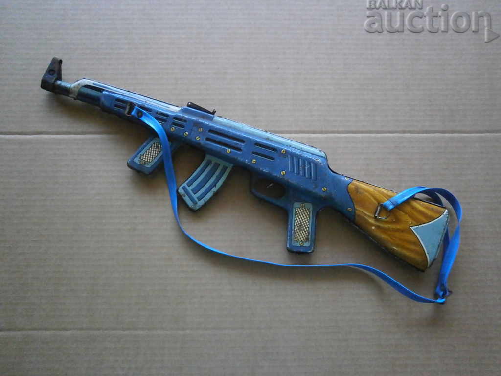 jucărie din foi metalice Kalashnikov AK 47 pușcă