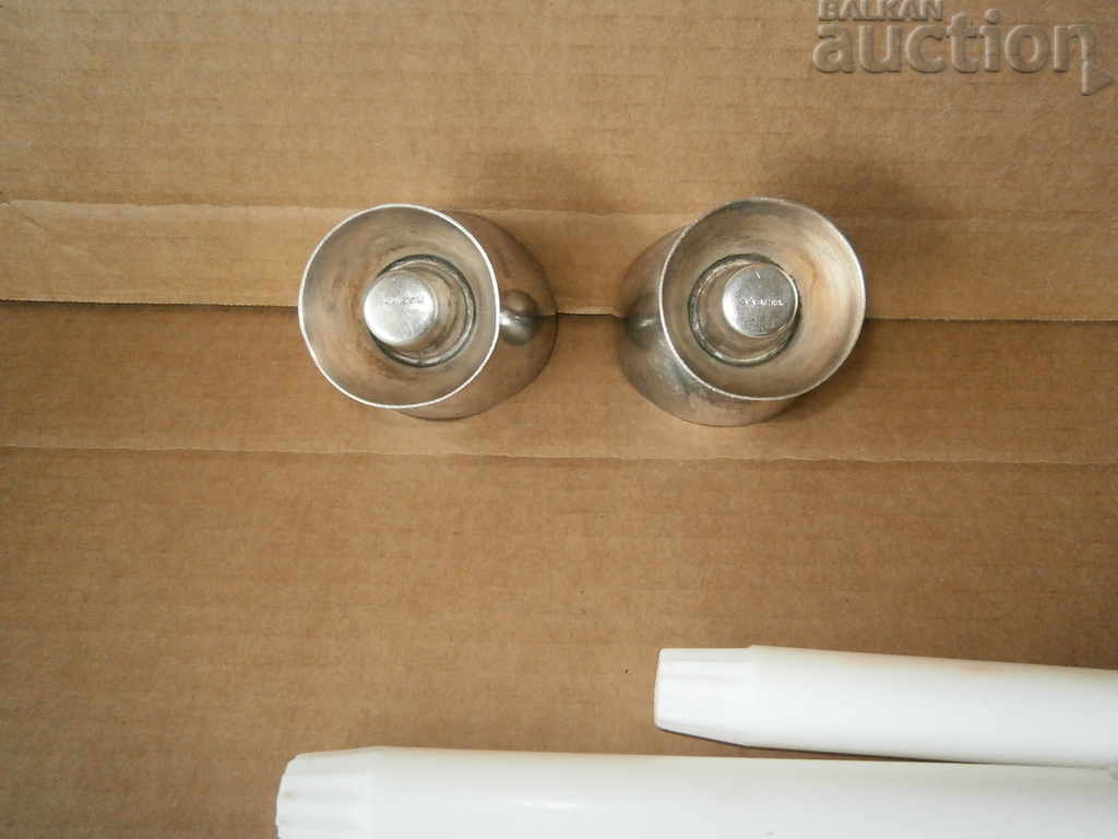 Delivery of Retro Vintage Silver Plated Candlestick Candlestick