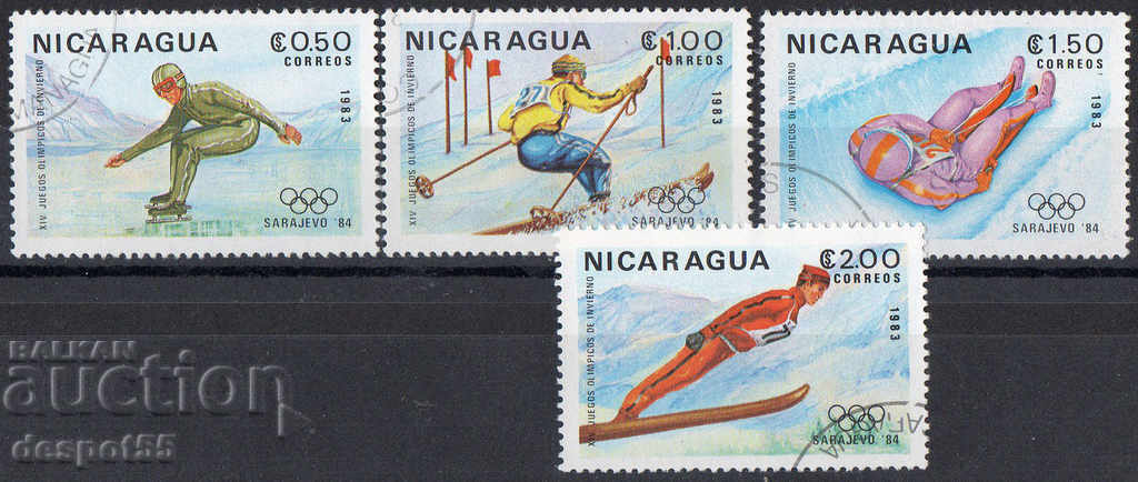 1983. Nicaragua. Winter Olympic Games - Sarajevo.