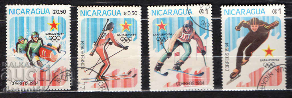 1984. Νικαράγουα. Χειμερινές Ολυμπιακές Αγώνες - Σαράγεβο.
