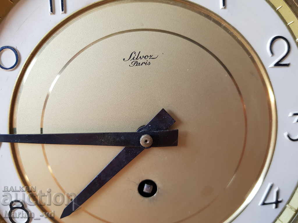 Auction  Desktop Mechanical Watch Silvoz Paris