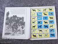 Old matchbox Service and hunting dogs