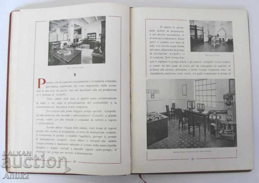 Licitație 1928 Catalogul GRANDE FABBRICA ITALIANA DI MACCHINE LA SPEZIA