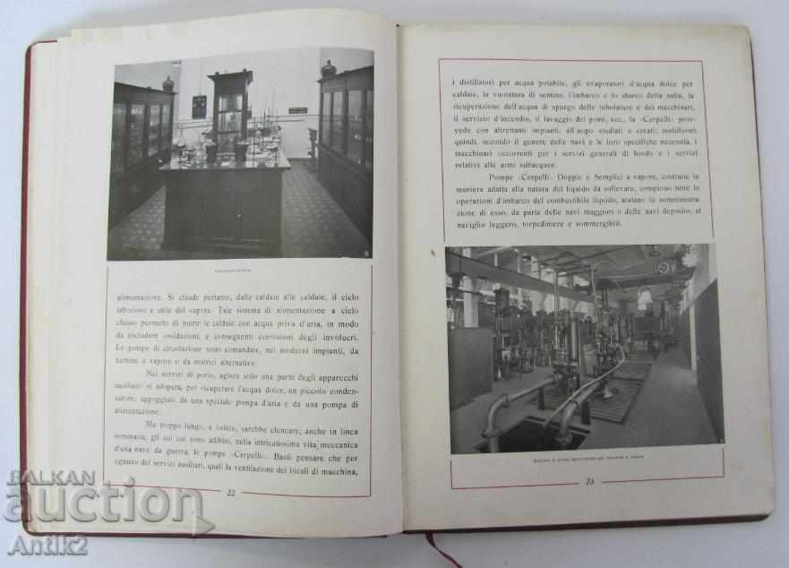 Livrarea 1928 Catalogul GRANDE FABBRICA ITALIANA DI MACCHINE LA SPEZIA