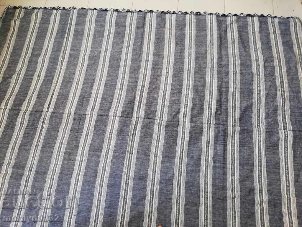 Vintage hand woven bed sheet with lace border with price 149.00 BGN | € 76.18