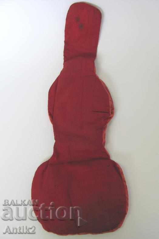 19th Century Hand Embroidery Stand Violin Case - 6