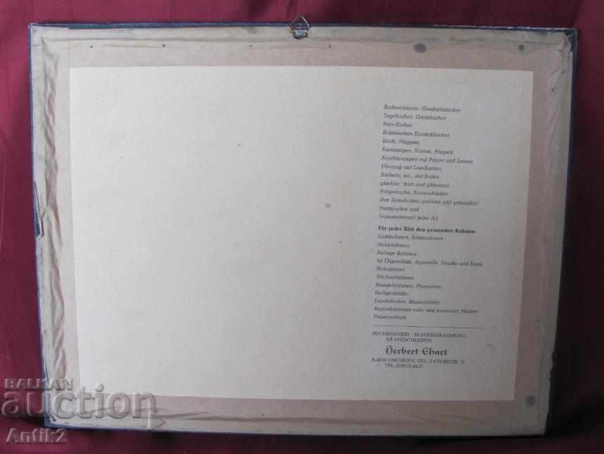 30's Antique Color Lithography- Etching Engraving Vienna - 6