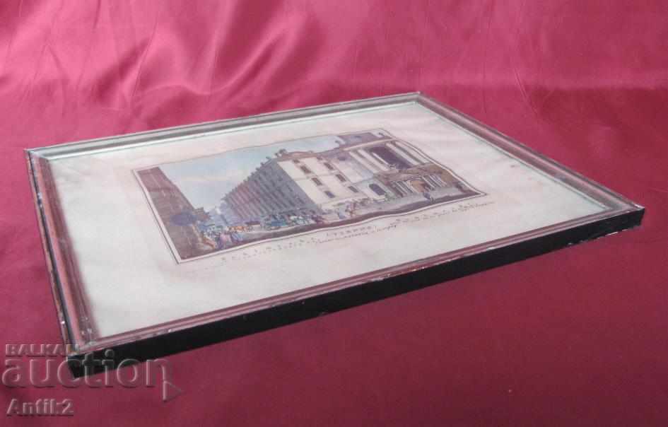 Auction 30's Antique Color Lithography- Etching Engraving Vienna Auction 30's Antique Color Lithography- Etching Engraving Vienna