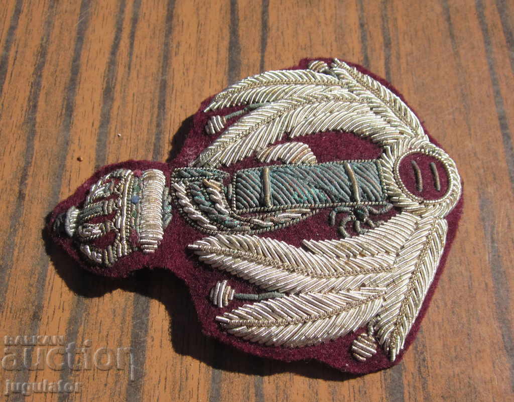 Auction WW2 old Italian military tinsel patch WW2 Auction WW2 old Italian military tinsel patch WW2