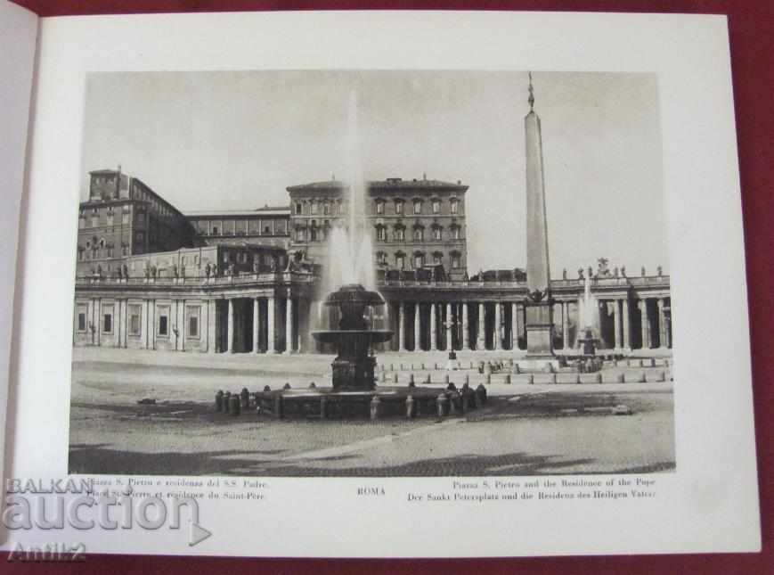 1937 Rome Lithograph Album - 5