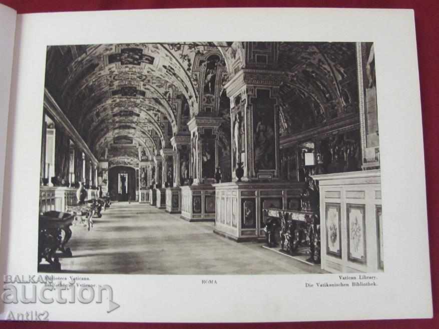 1937 Rome Lithograph Album - 6