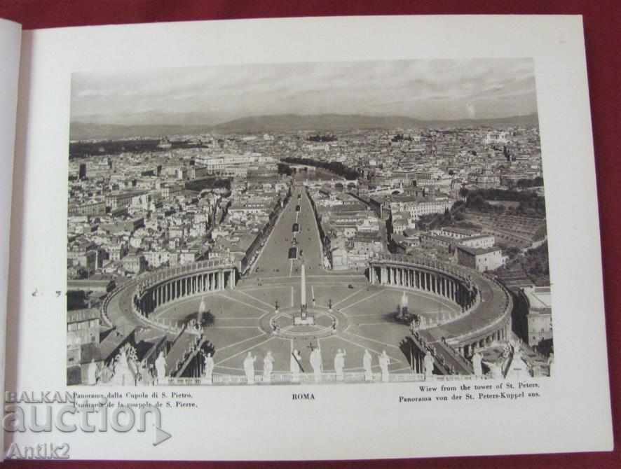 1937 Rome Lithograph Album - 7