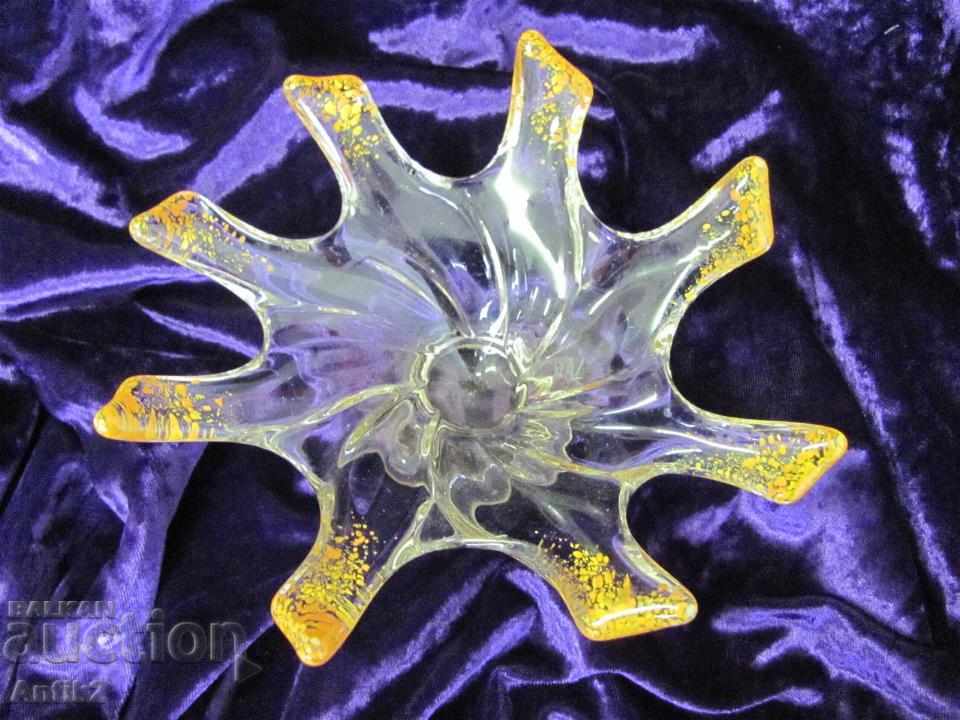 Old Morano Crystal Glass Cup, Vase with price 108.00 BGN | € 55.22