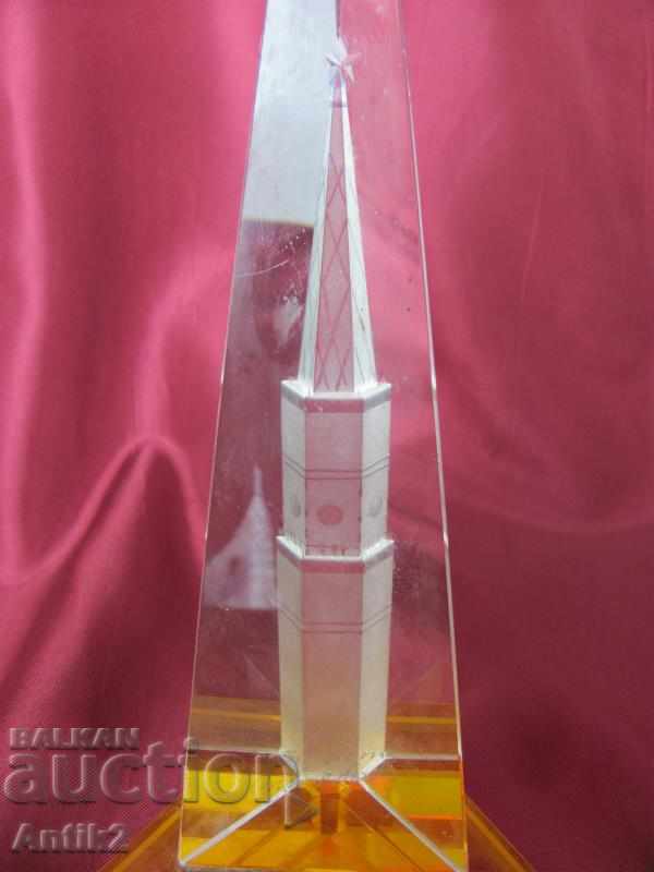 Антикварен Кристално Стъкло Сувенир Кремъл с цена 180.00 лв. | € 92.03 Антикварен Кристално Стъкло Сувенир Кремъл с цена 180.00 лв. | € 92.03