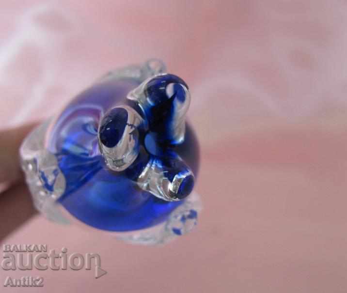 Vechea sticlă de cristal Boemia Rose Rose Cehoslovacia - 5 Vechea sticlă de cristal Boemia Rose Rose Cehoslovacia - 5