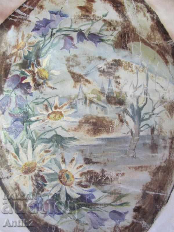 30s Μαξιλάρι Χειροποίητο - Λουλούδια με τιμή 70.00 BGN | € 35.79