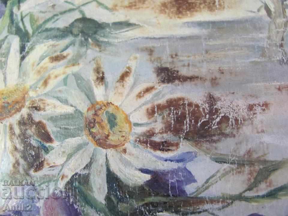 Δημοπρασία 30s Μαξιλάρι Χειροποίητο - Λουλούδια