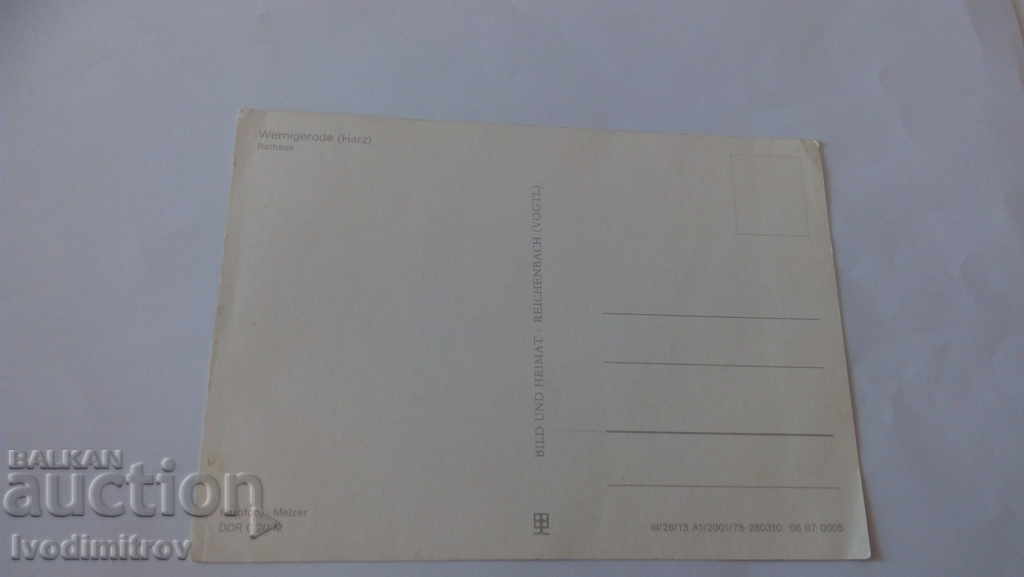 Postcard Wernigerode Rathaus with price 0.45 BGN | € 0.23