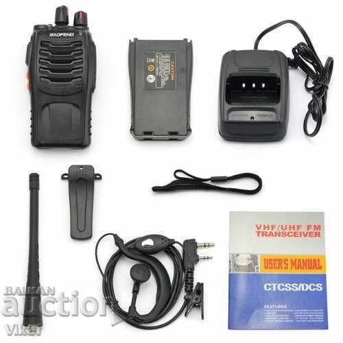 Postul de radio Baofeng 888 Walkie Talkie Uhf 400-470mhz - 6