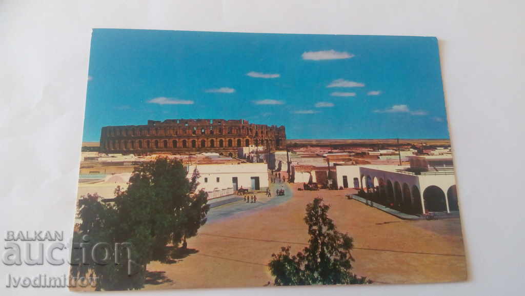 Postcard El Djem Vue Generale Le Colisee
