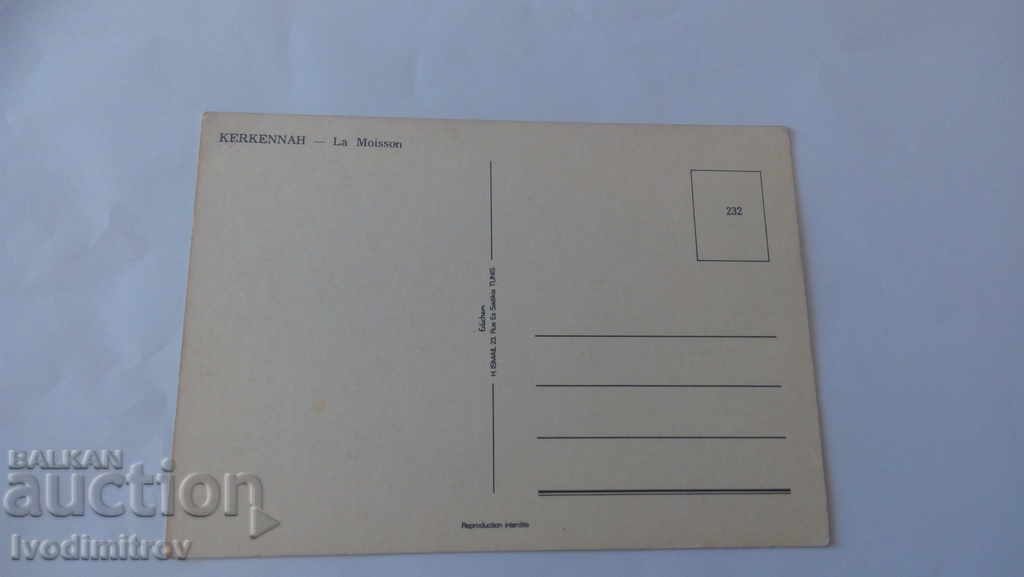 Postcard Kerkennah La Moisson with price 0.55 BGN | € 0.28