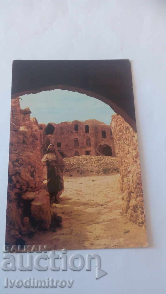 Postcard Medenine Les Ghorfas