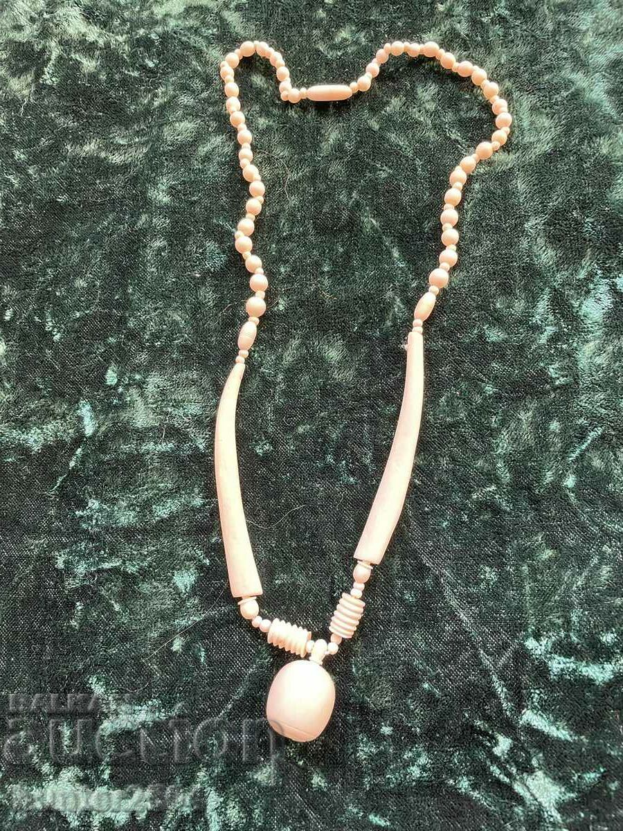Bone necklace, 60 cm, India