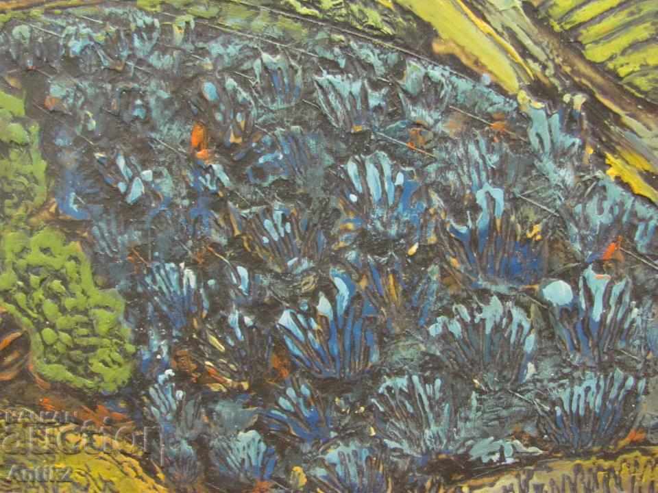 Auction 70s Old Reproduction Oil on Plastic Auction 70s Old Reproduction Oil on Plastic