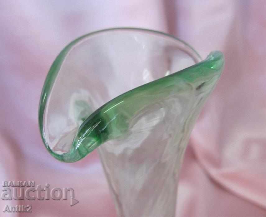 30s Crystal Vase handmade - 5 30s Crystal Vase handmade - 5