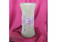 20's Antique Large Handmade Glass Vase