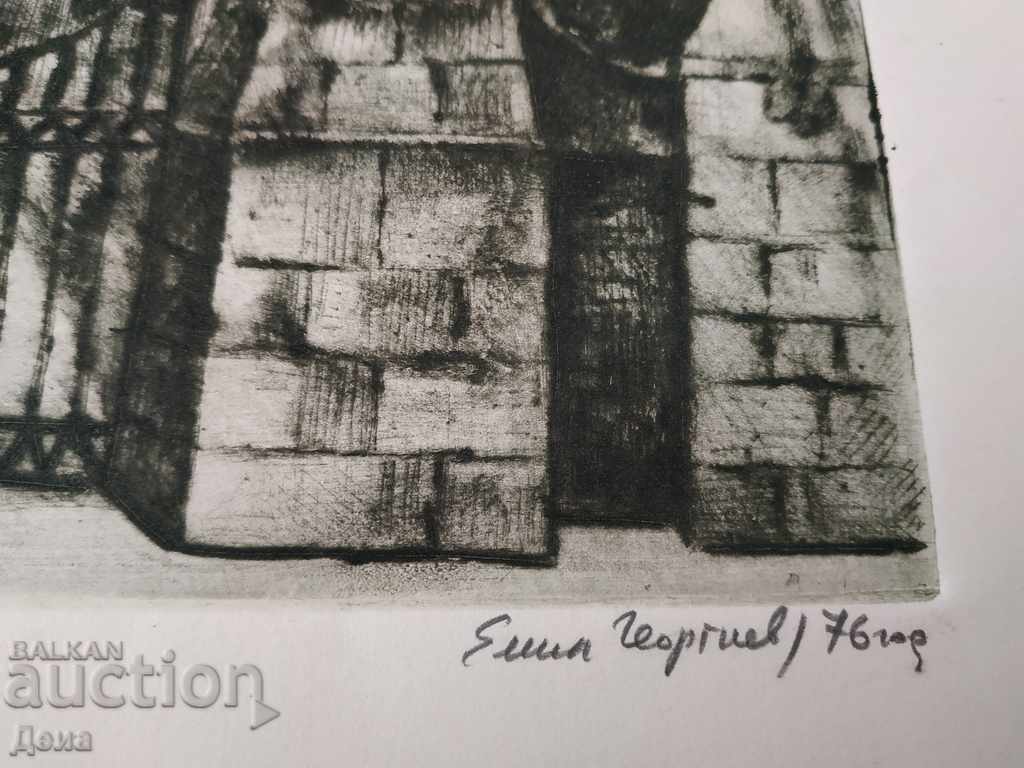 Доставка на Емил Георгиев, ГРАФИКА 1976г