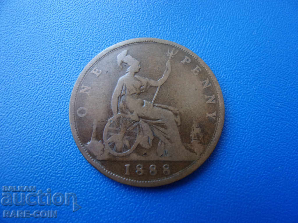 V (15) United Kingdom 1 Penny 1888