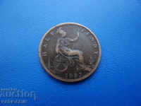 V (17) Regatul Unit ½ Penny 1887