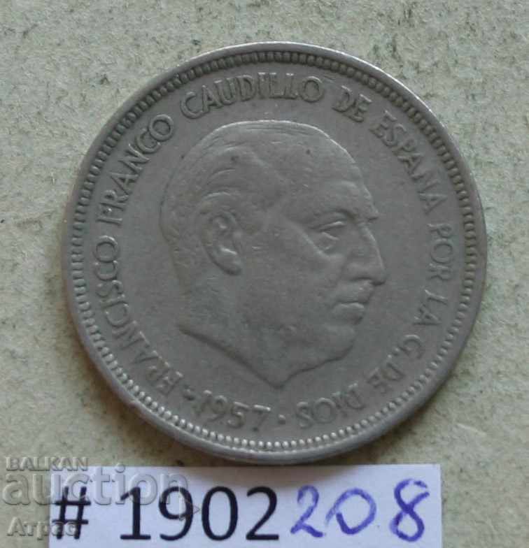 5 Pesetas 1957/58 / Spain with price € 0.82 | 1.60 BGN