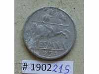 10 центимос 1953  Испания