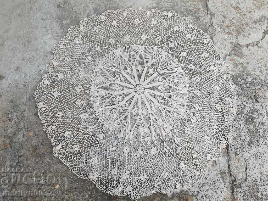 Old crochet round table 163cm mile lace with price 148.00 BGN | € 75.67 Old crochet round table 163cm mile lace with price 148.00 BGN | € 75.67