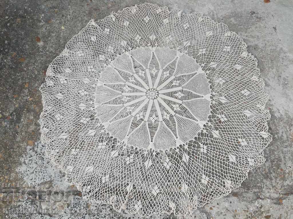 Old crochet round table 163cm mile lace - 6 Old crochet round table 163cm mile lace - 6