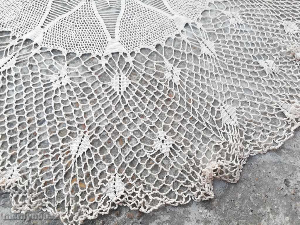 Old crochet round table 163cm mile lace - 7 Old crochet round table 163cm mile lace - 7