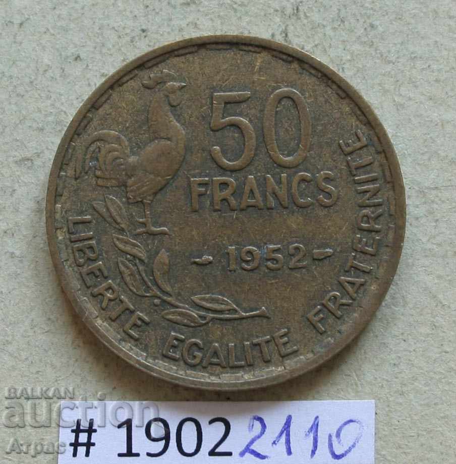 50 francs 1952 France