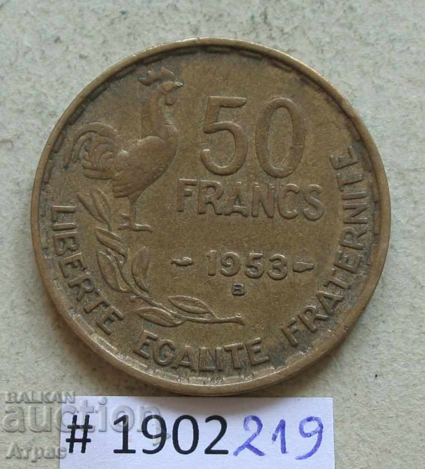 50 de franci 1953 În Franța