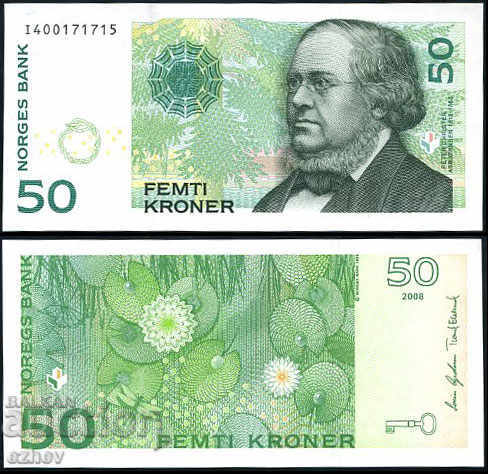 Norvegia 50 de coroane 2008 UNC