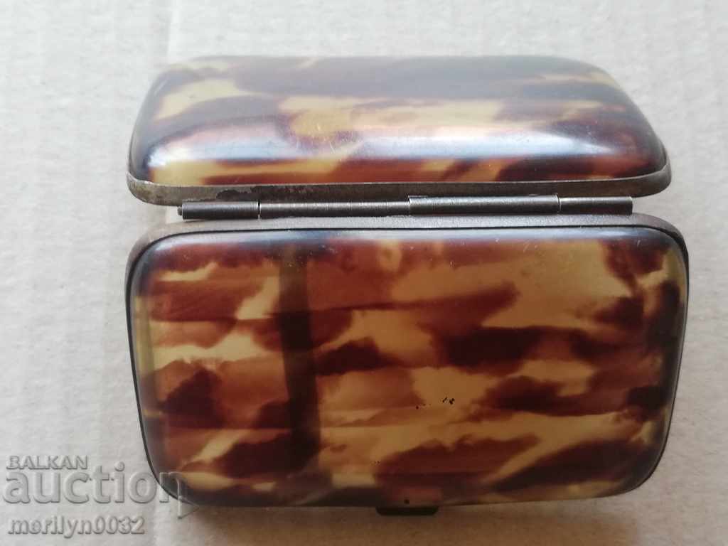 Snuffbox cu carapace de broasca testoasa, tigara - 5 Snuffbox cu carapace de broasca testoasa, tigara - 5