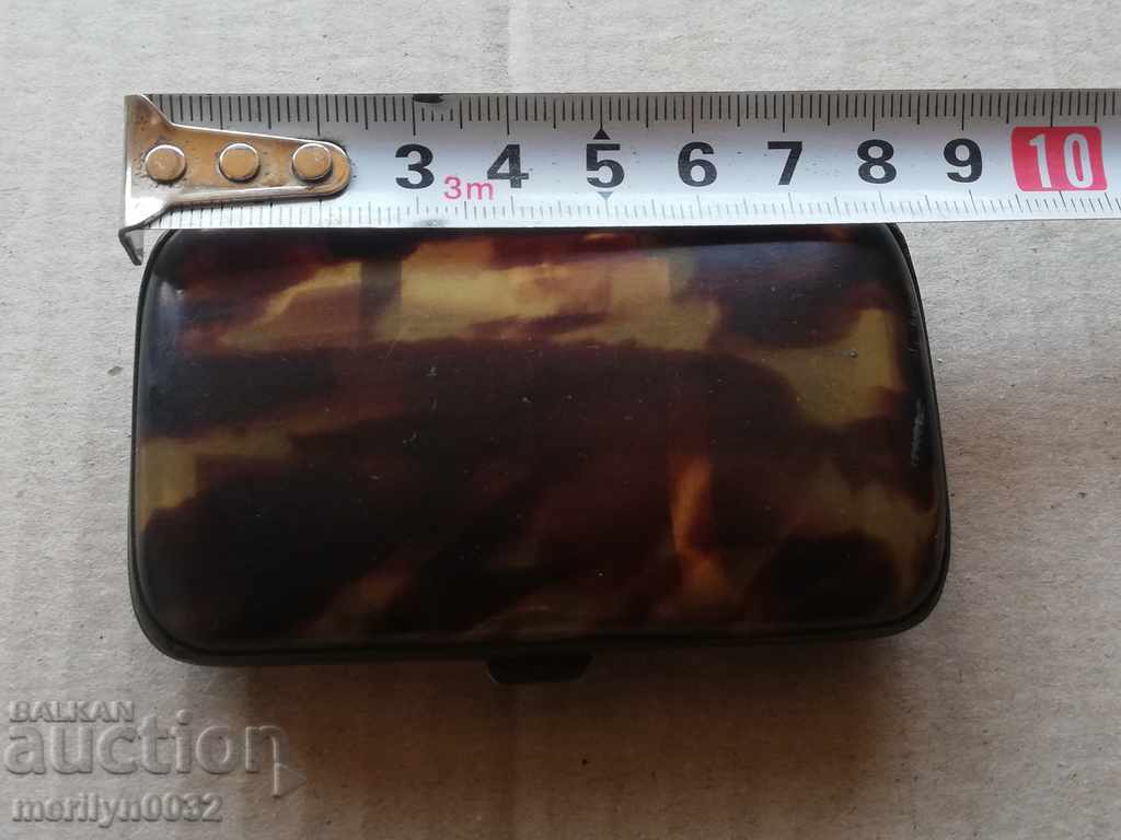 Snuffbox cu carapace de broasca testoasa, tigara - 6 Snuffbox cu carapace de broasca testoasa, tigara - 6