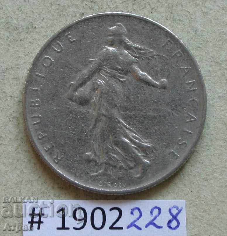 1 franc 1960 Franța cu preț € 0.26 | 0.51 BGN