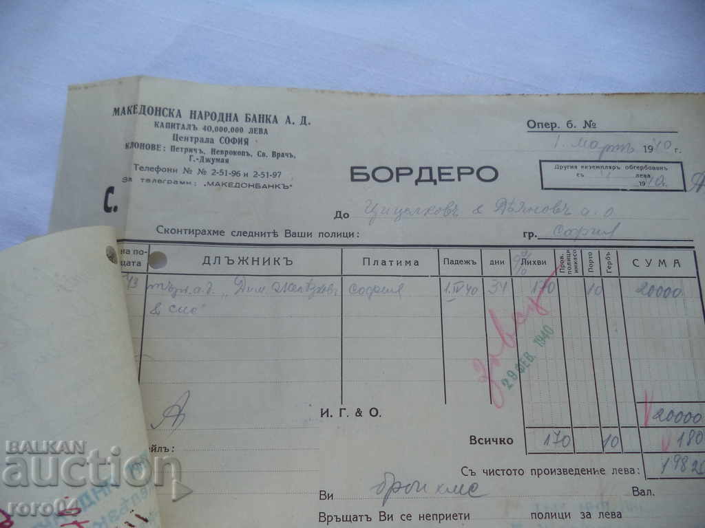 Δημοπρασία ΜΑΚΕΔΟΝΙΚΗ ΕΘΝΙΚΗ ΤΡΑΠΕΖΑ - ΣΥΝΟΡΑ / ΚΑΤΑΓΡΑΦΗ ΠΑΡΑΓΓΕΛΙΑΣ