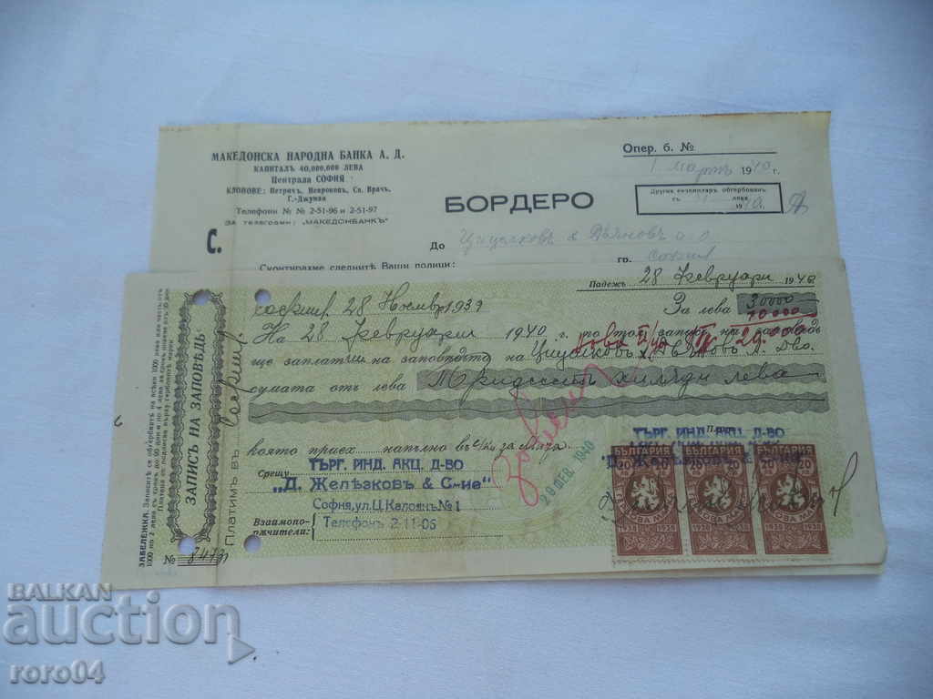 ΜΑΚΕΔΟΝΙΚΗ ΕΘΝΙΚΗ ΤΡΑΠΕΖΑ - ΣΥΝΟΡΑ / ΚΑΤΑΓΡΑΦΗ ΠΑΡΑΓΓΕΛΙΑΣ