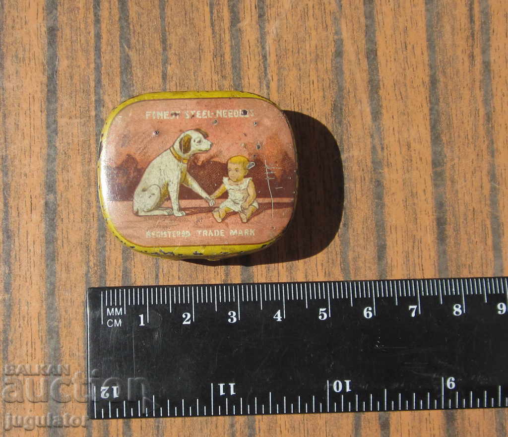 old german gramophone needle box turntable needles with price 25.00 BGN | € 12.78