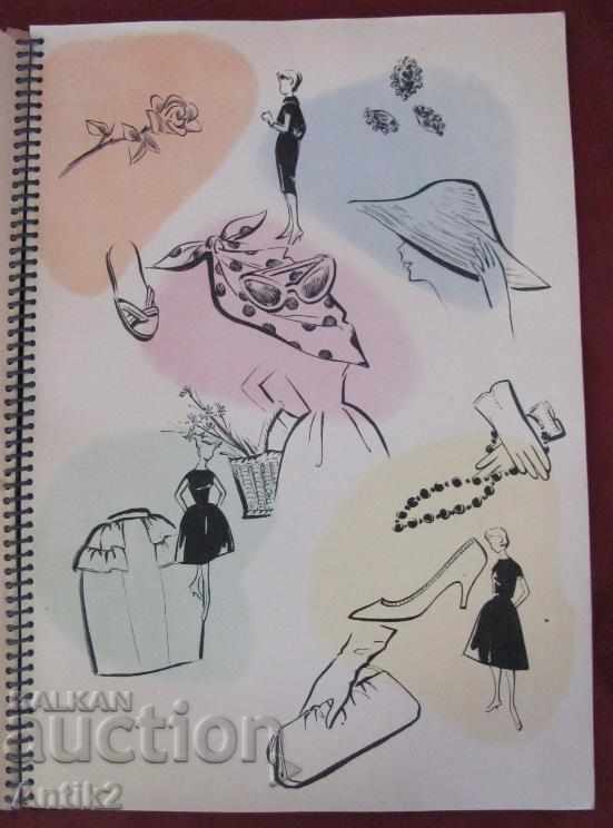 50s Antique Fashion Magazine - Beaujourd with price 54.00 BGN | € 27.61